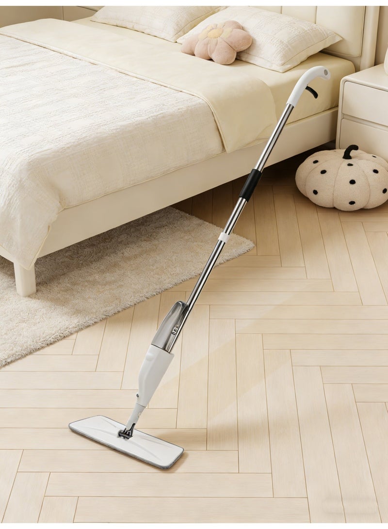 حصريا ممسحة أرضيات منزلية متعددة الاستخدامات، للتنظيف الجاف والرطب، تعمل بدون استخدام اليدين، مزودة بوظيفة رش الماء. - Image 5